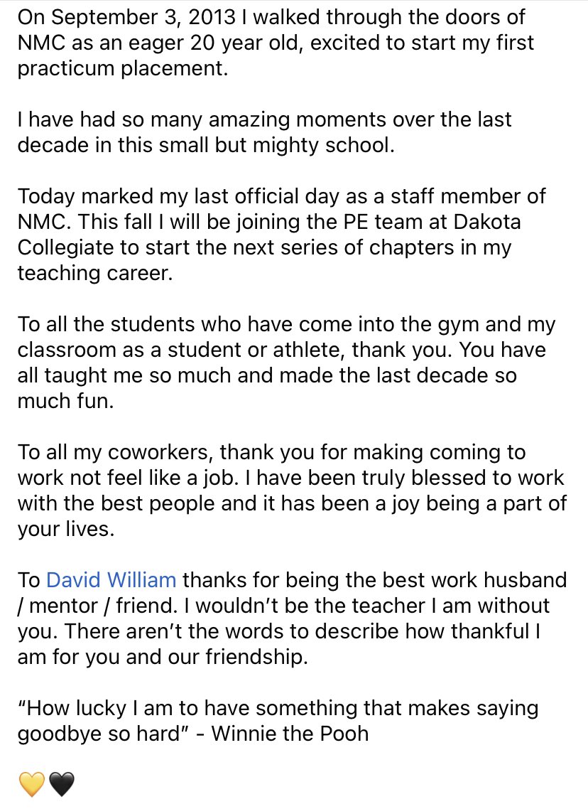 The last 10 years at <a href="/nmcLRSD/">Nelson McIntyre</a> have been truly the best. Looking forward to making more awesome memories and connections at @dciLRSD this fall!