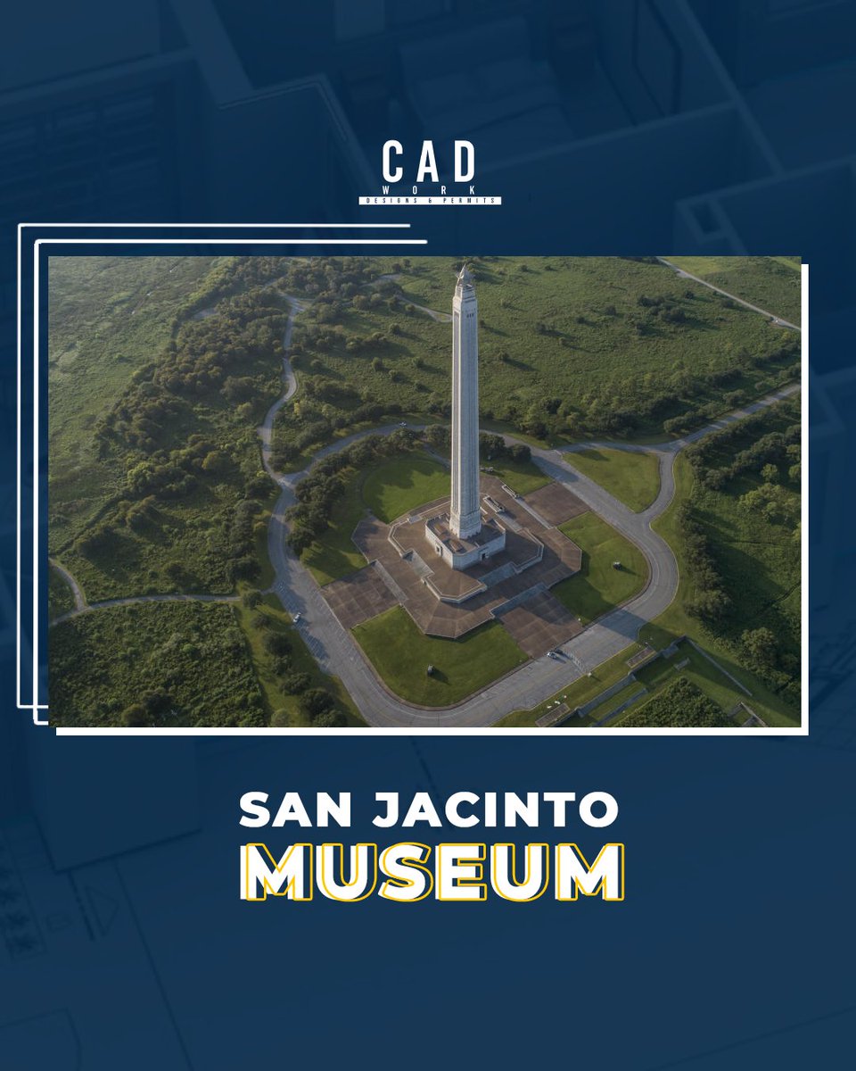 cadworkdesigns's tweet image. The San Jacinto Monument is a 570-foot-tall (173.7 meters) column located in Harris County, Texas, in the United States, near the cities of La Porte and Baytown.

Have you visited this museum?

#CadWork #CadWorkDesigns  #texahistory #texasrevolution #sanjacintomonument