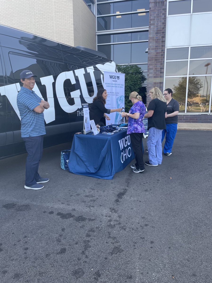 The WGU Sage Coach made a visit to <a href="/UHhospitals/">University Hospitals</a>’ St. John Medical Center in Westlake today to celebrate our five-year anniversary with our #healthcare heroes.