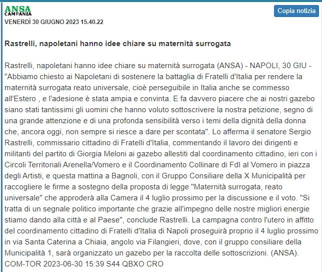 guarimma's tweet photo. @SergioRastrelli 
@GovernoMeloni 
#nomaternitasurrogata https://t.co/GA7q6aFxG0