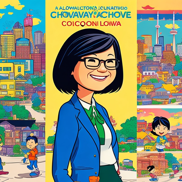 AiHobbyist's tweet photo. #Story: Chou's #Toronto mayoral #Elections
With her election as mayor, Chow's journey was far from over. She would take office on July 12, ready to implement her vision and work towards a better Toronto for all its residents.
#torontomajor #torontopride2023 #CanadaDay2023 https://t.co/4cJN43UVp8