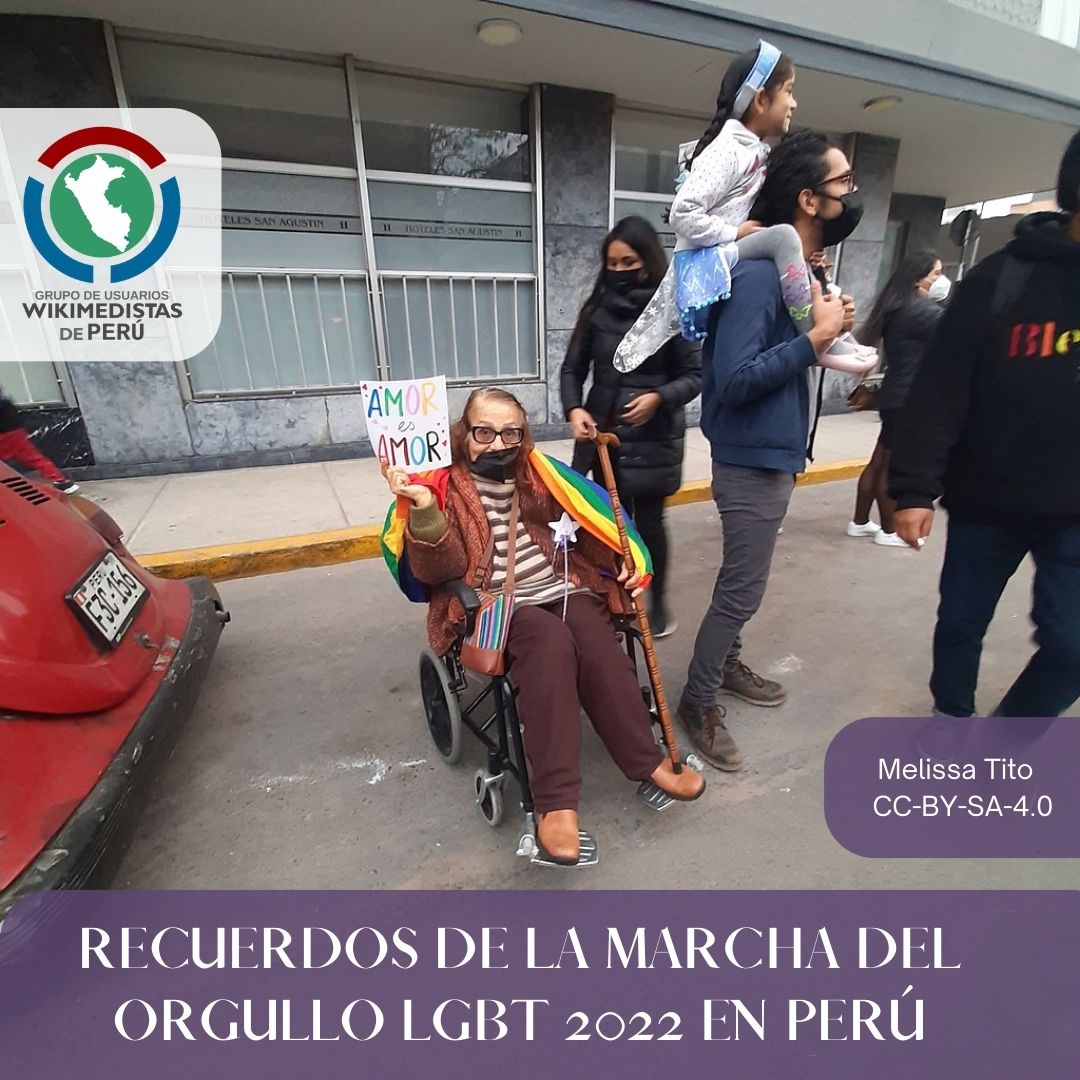 WikimediaPE's tweet photo. Recuerdos de la Marcha del orgullo LGBT 2022 en Perú.
Mañana en Campo de Marte se realizará la Marcha del Orgullo en Lima 2023. Los esperamos!
#lgbt #lima #peru #wikimediaperu #unmsm https://t.co/UBIJD0eJ2q