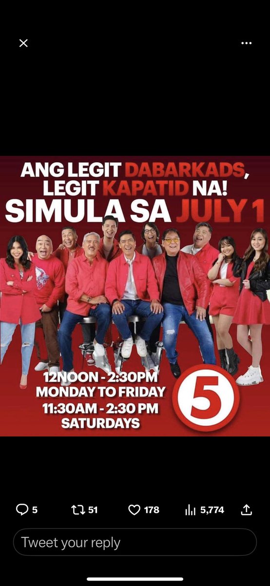 Today is the beginning of the…BEST of our lives? Well, the REST is history—-joey de leon 🎈