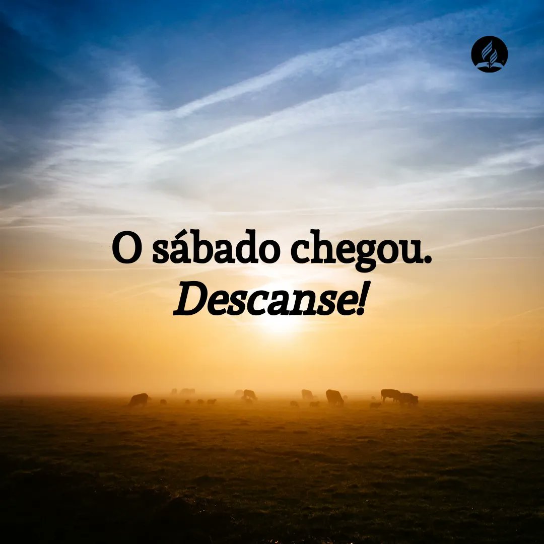 DESCANSE! Pois é na quietude que encontramos a presença de Deus e experimentamos Sua paz que excede todo entendimento. 💛 #FelizSábado