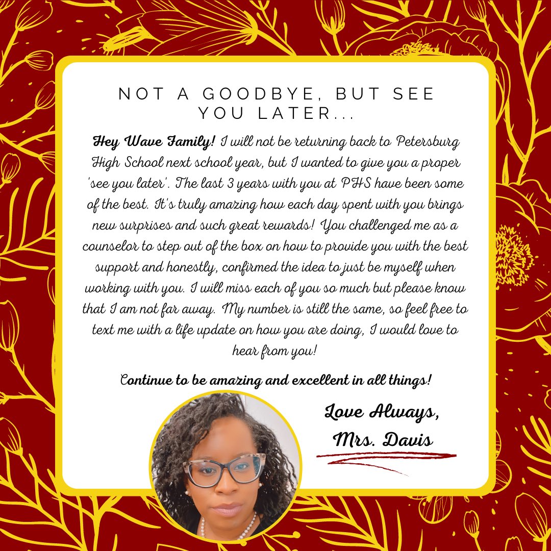 Hey Wave! We wanted to share a things that are changing within the PHS School Counseling Department.