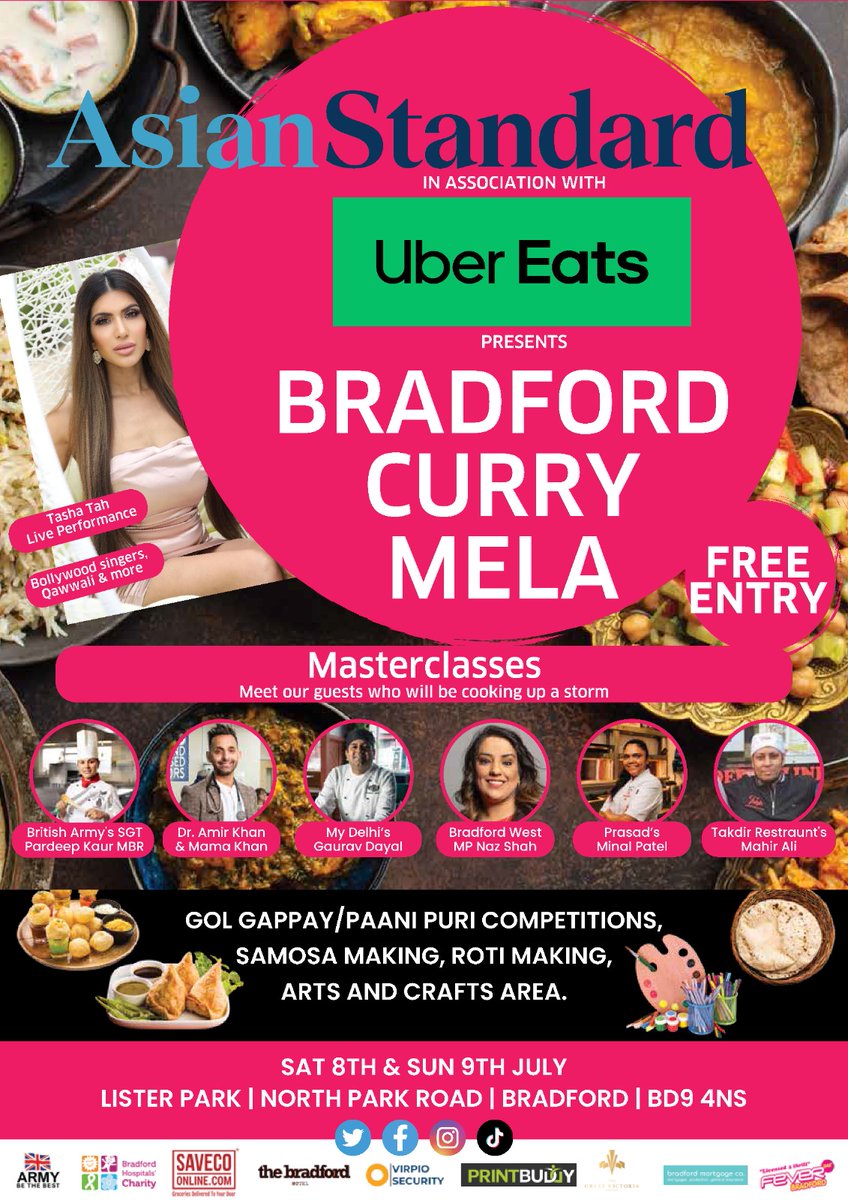 We hope you've marked the dates as this is going to be epic for all you curry lovers...
#Listerpark
#Bradford
#curry
#Foodie