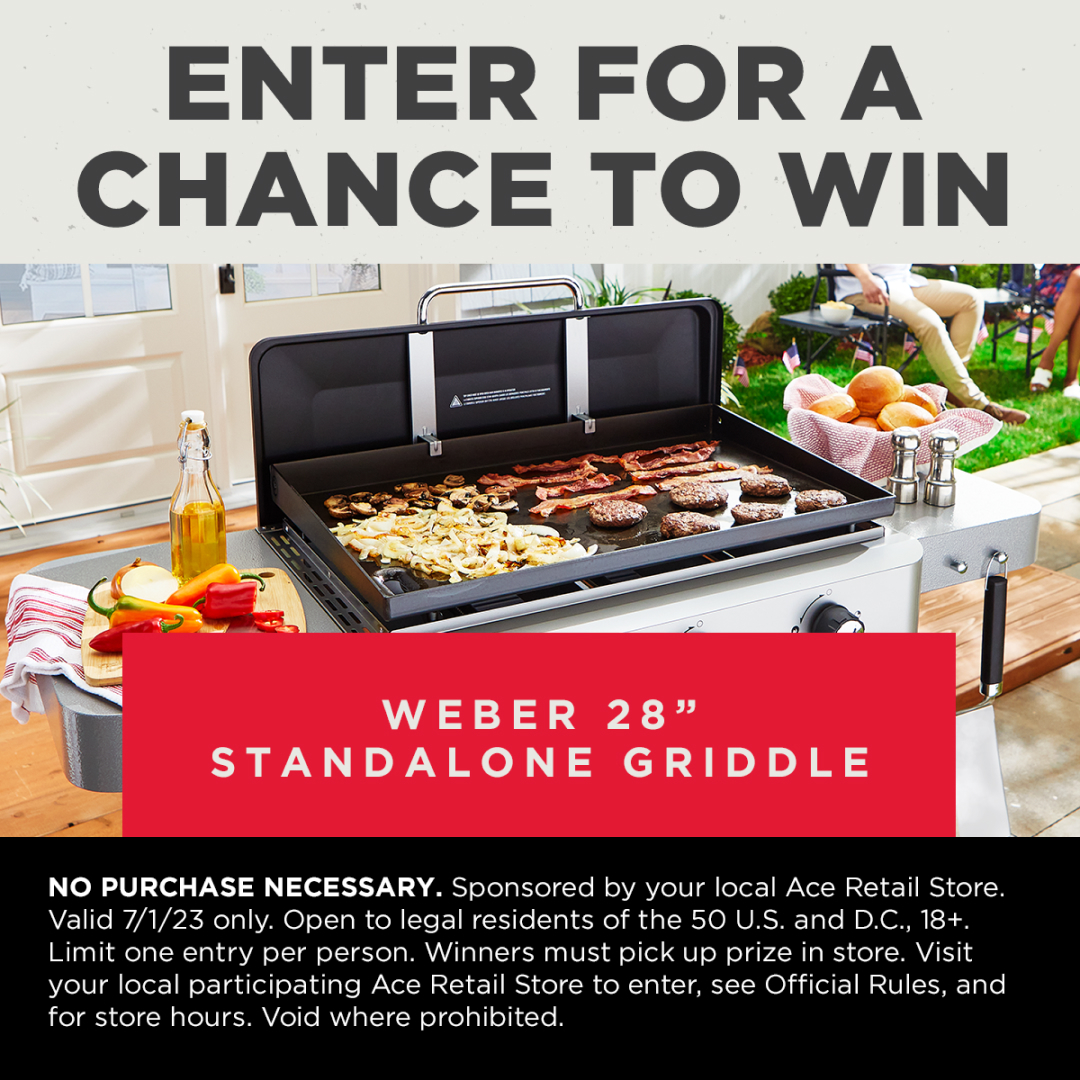 Henkles's tweet photo. YOU'RE INVITED to our 4th of July BBQ Party! Join us on TOMORROW from 11-1 PM for a "smashing" good time as we serve up smash burgers, and enter for your chance to win a 28" Weber Standalone Griddle. Dress to impress with your most patriotic of attire, bring the family out for... https://t.co/fbrZECNSsz