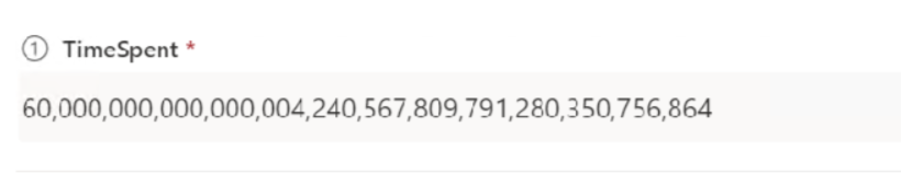 A team I work with has a workorder tracking system where they note an estimate of how long the job took.

Typical values are between like 3 and 90 minutes. Today someone put in this value and screwed up my Power BI refresh.

Yes I set a maximum now :D