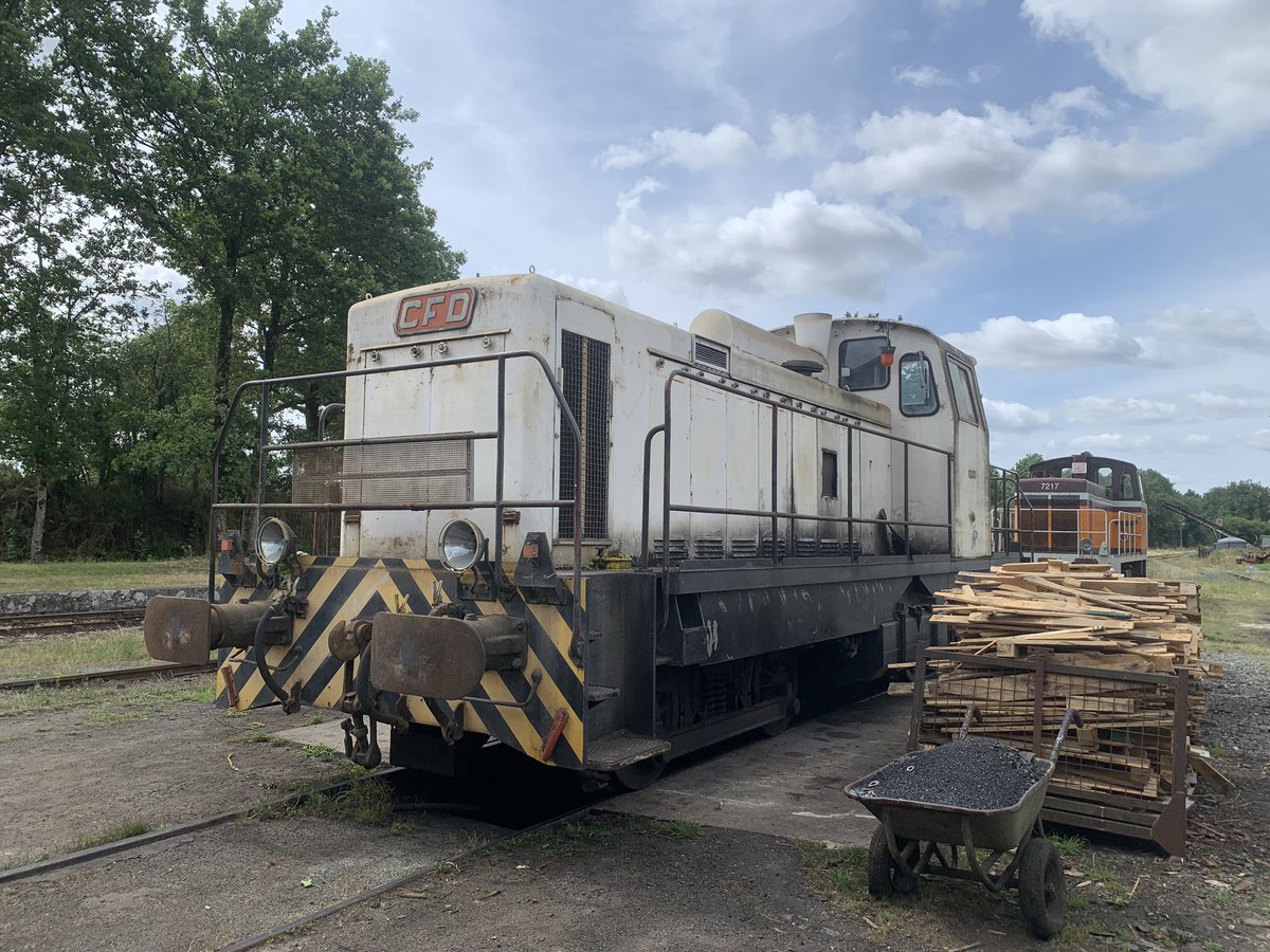 Réception d’une nouvelle locomotive BB71000 au CFV aujourd’hui ! Elle rejoint notre grande collection !
#patrimoine #vendee #train