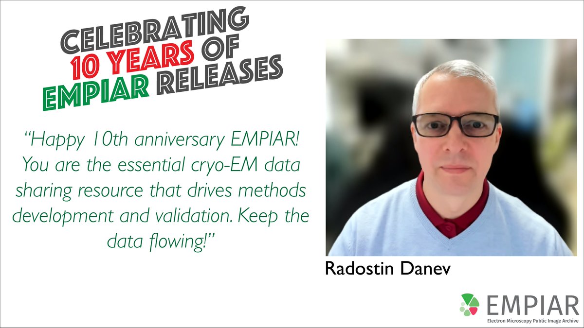 EMDB - EMPIAR @EBI (@emdb_empiar) on Twitter photo #EMPIAR10 celebrates 10 years of releases! Contribution by <a href="/RadoDanev/">Rado Danev</a> from the University of Tokyo.
empiar.org
#CryoEM #CryoET #VolumeEM #XRM #SBFSEM #FIBSEM #MicroED #DeepLearning #BigData #OpenScience #EMPIAR10 celebrates 10 years of releases! Contribution by <a href="/RadoDanev/">Rado Danev</a> from the University of Tokyo.
empiar.org
#CryoEM #CryoET #VolumeEM #XRM #SBFSEM #FIBSEM #MicroED #DeepLearning #BigData #OpenScience