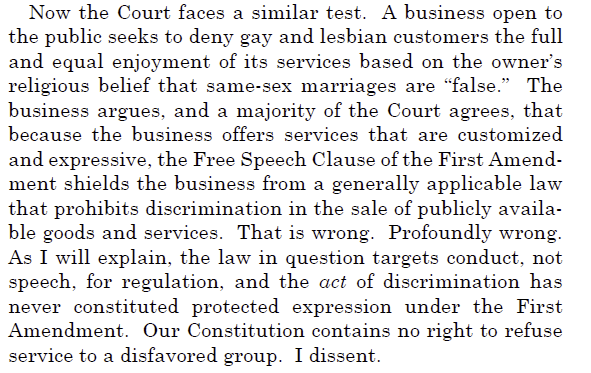 boback's tweet photo. Sotamayor, dissenting https://t.co/hwbkWEiD88