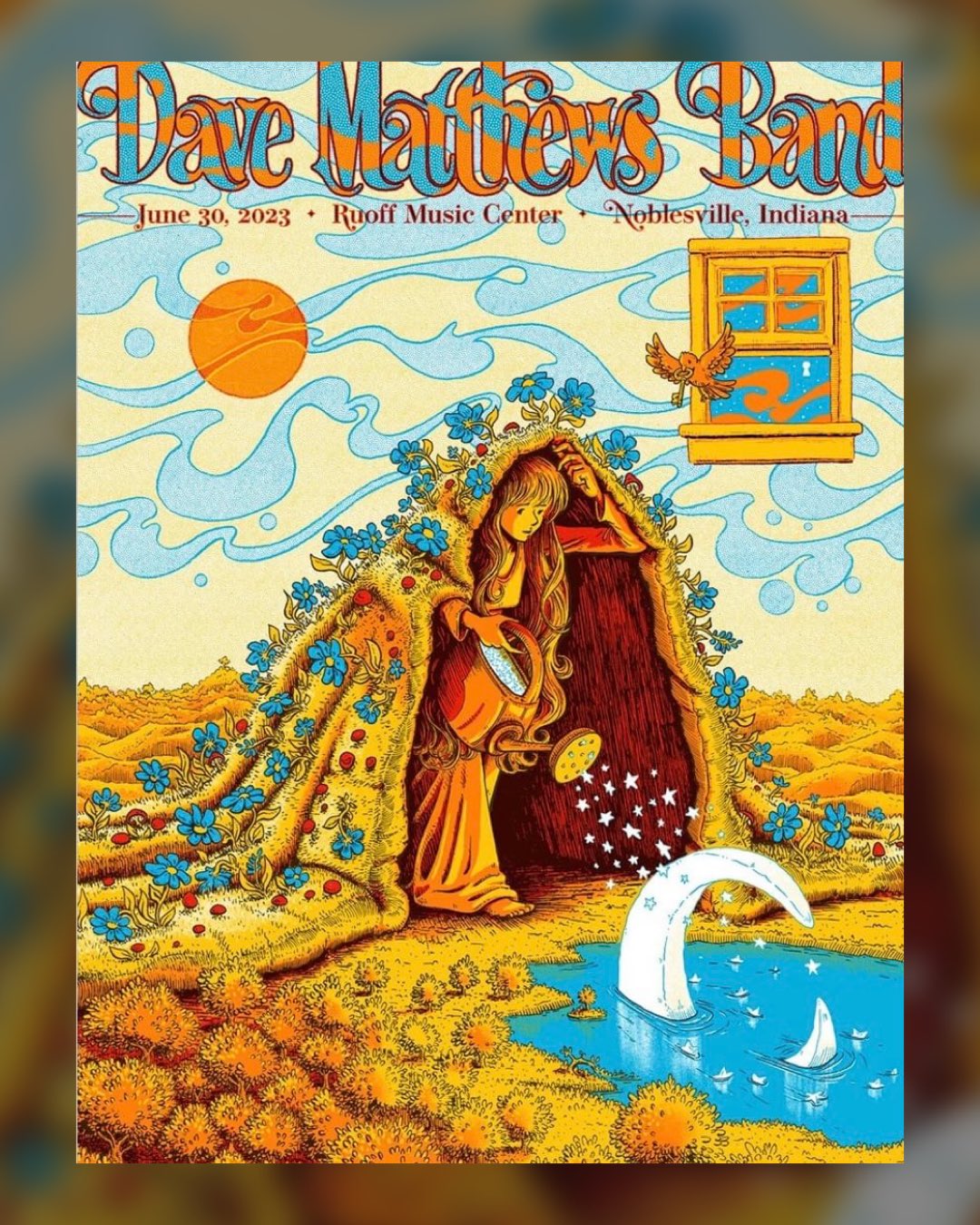 DMB Crew on Twitter "Tonight’s DMB Deer Creek poster by