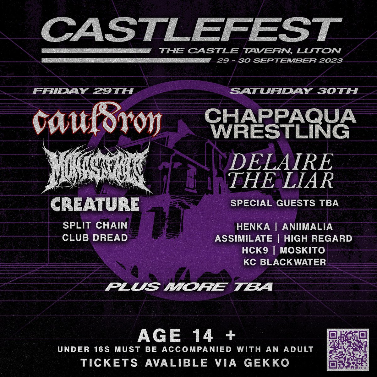 <a href="/Castlefest_uk/">CASTLEFEST</a> 2023 BRING IT ON 🖤🦟
