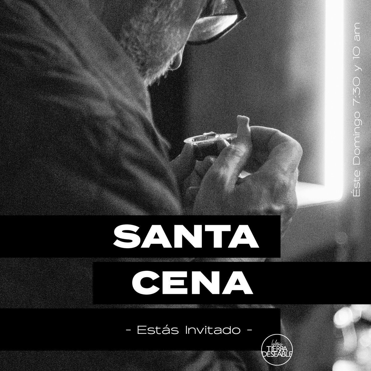 _tierradeseable's tweet photo. ¡Se viene un fin de semana increíble!
Te esperamos este Domingo a las 7:30 y 10 a.m. para compartir la Santa Cena juntos. 🍷🥖

#SantaCena #somosTD #IglesiaTierraDeseable #SomosTierraDeseable https://t.co/Ud9YW65YxO