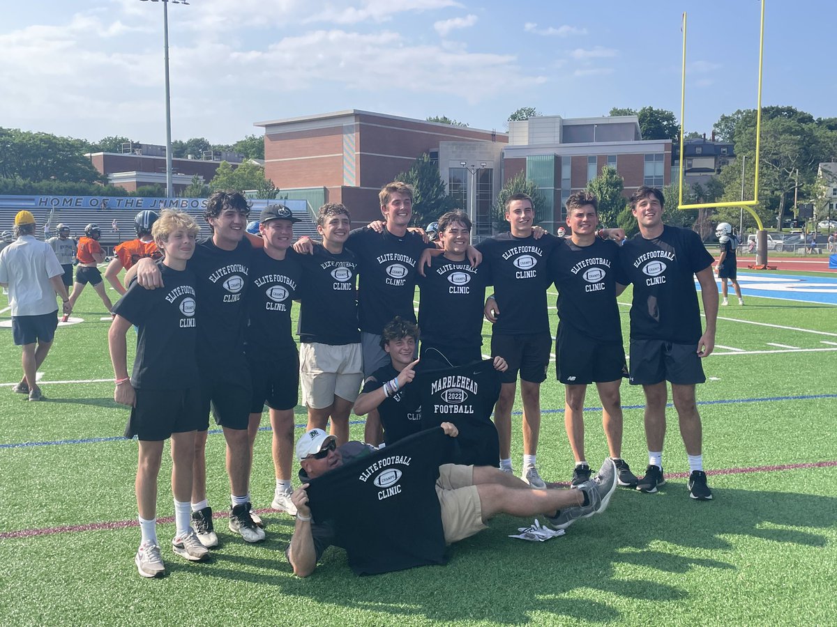 Marblehead Football had a strong showing at the N.E. Elite Camp today winning their division 7 on 7s.