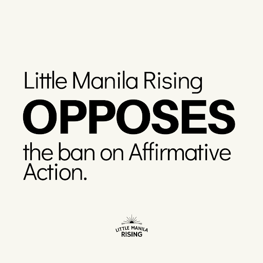 littlemanila's tweet photo. We are disappointed to learn about the U.S. Supreme Court’s ban of Affirmative Action in the college admissions process. 

In a relevant 2019 case, we joined as a litigant to sue the UC Regents against its use of SAT/ACT scores for admissions and we won in an historic settlement https://t.co/PNZIxl54dT
