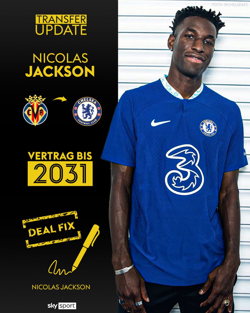 37 Millionen Euro Ablöse. Achtjahresvertrag! 🤯 Nicolas Jackson wechselt zu Chelsea! 🔥

#skytransfer