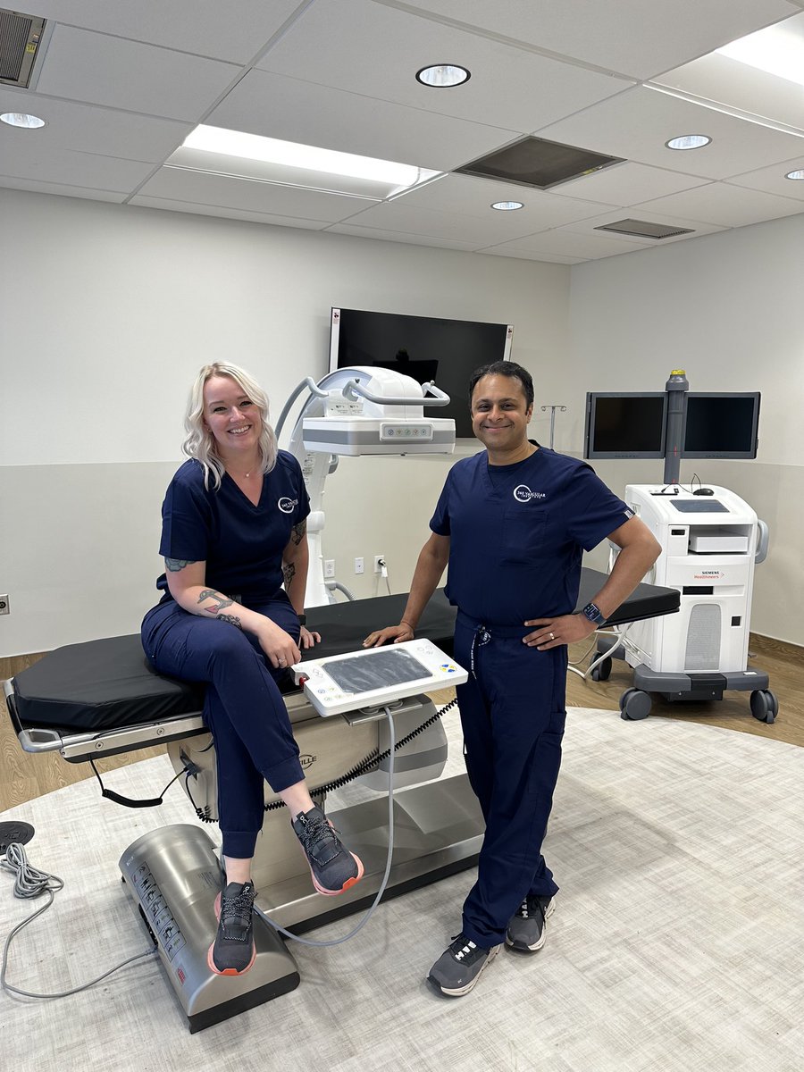 Dr_Sudi's tweet photo. Happy Friday #MedTwitter!

In 3 wks, my practice will be opening in #Columbus. Please welcome &amp; follow my #irad tech @irRTMal. She’s got a lot of #vascular &amp; #stroke experience. We’re lucky to have her. She’s already written a paper w/me &amp; loves @_backtable!
@SiemensHealth https://t.co/HUUCYfcH7X