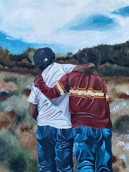 blackityblvck's tweet photo. Paintings by Davariz Broaden

IG: deezy_ https://t.co/bObYCKvi53