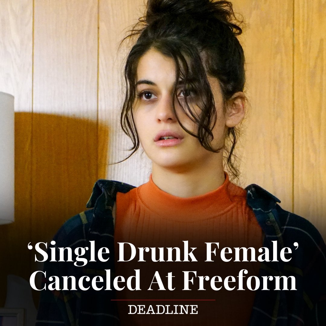 Freeform is making some changes. The Disney-backed network has canceled #SingleDrunkFemale after two seasons bit.ly/44ok4AS