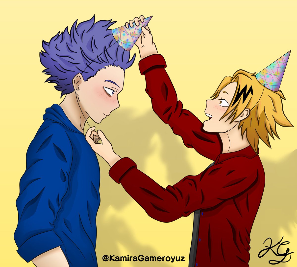 I made this drawing almost three years ago and for some reason I hadn't published it, so what better day than today?  Happy birthday to ShinKami!!
#shinkami #bnha