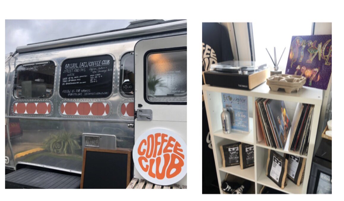 Made my day earlier popping inside this coffee van to find them spinning vinyl <a href="/paintworks_/">Paintworks</a> Bristol 😎☕️🎼🎸