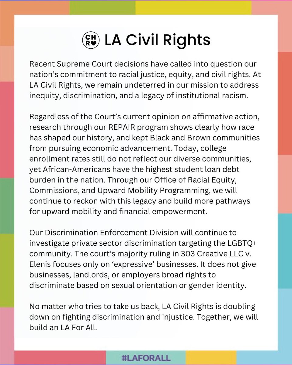 LA Civil Rights tweet media