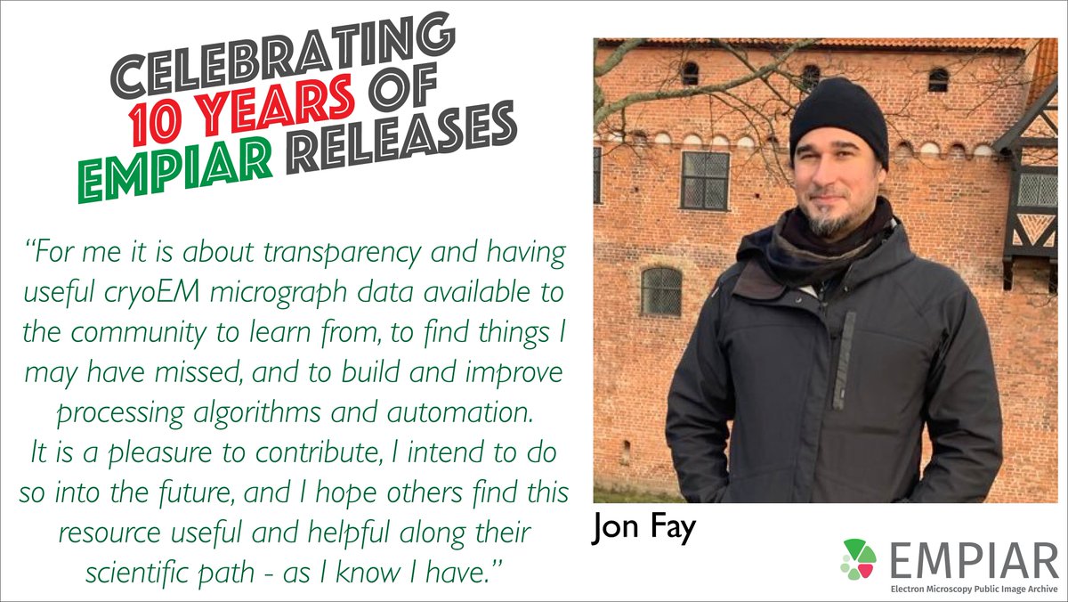 #EMPIAR10 celebrates 10 years of releases! Contribution by <a href="/Cannabatopia/">Jon Fay</a> from <a href="/UMmedschool/">University of Maryland School of Medicine</a>.
empiar.org
#CryoEM #CryoET #VolumeEM #XRM #SBFSEM #FIBSEM #MicroED #DeepLearning #BigData #OpenScience