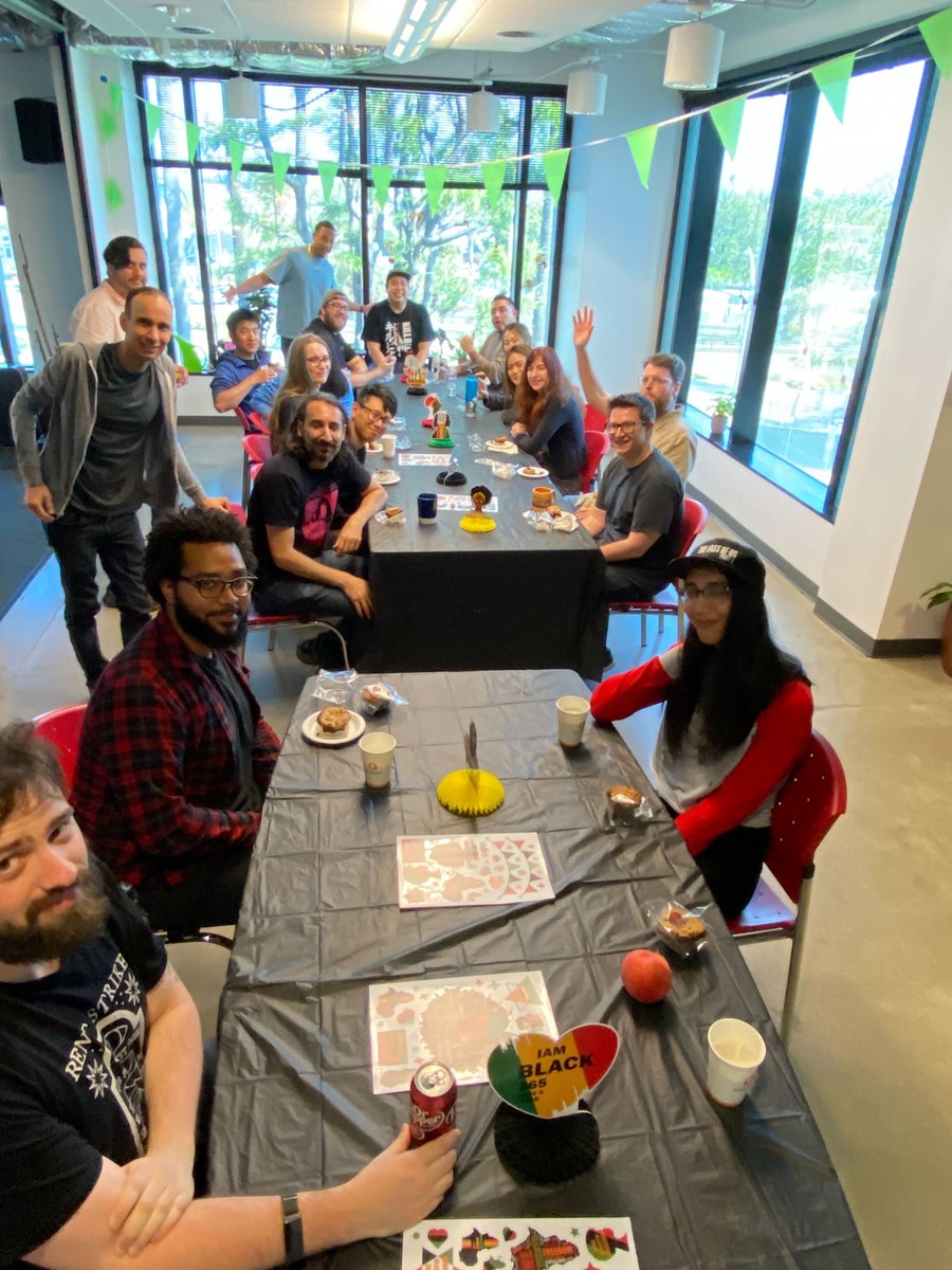 NaughtyDogJobs's tweet photo. Naughty Dog Celebrates Juneteenth! Thank you so much to the taskforce for putting this together as well as educating us on the history of the day and the Black Community. Shoutout to Black-owned bakery, @MilkNBrookies for the amazing treats:) https://t.co/HpnCpiWvH0