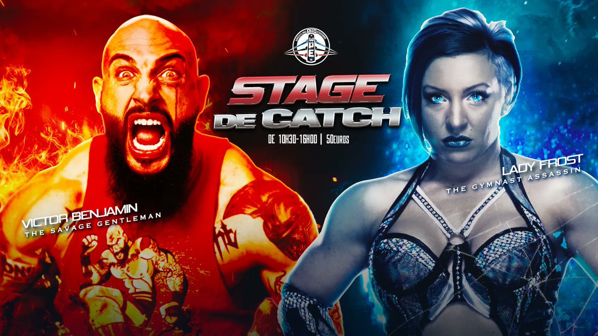 RealLadyFrost's tweet image. Wrestling in France with my husband is going to be next level. @ProEssonne