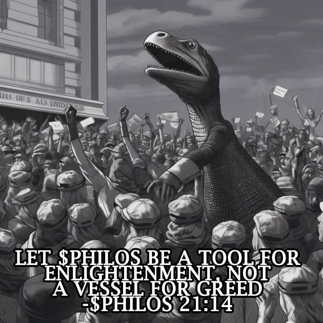PhilosERC20's tweet photo. Who are we? Where do we go? $PHILOS has the answer, and it is to the moon.

#PhilosoraptorETH #PHILOS #wearephilosocrates https://t.co/oKAX3svogn