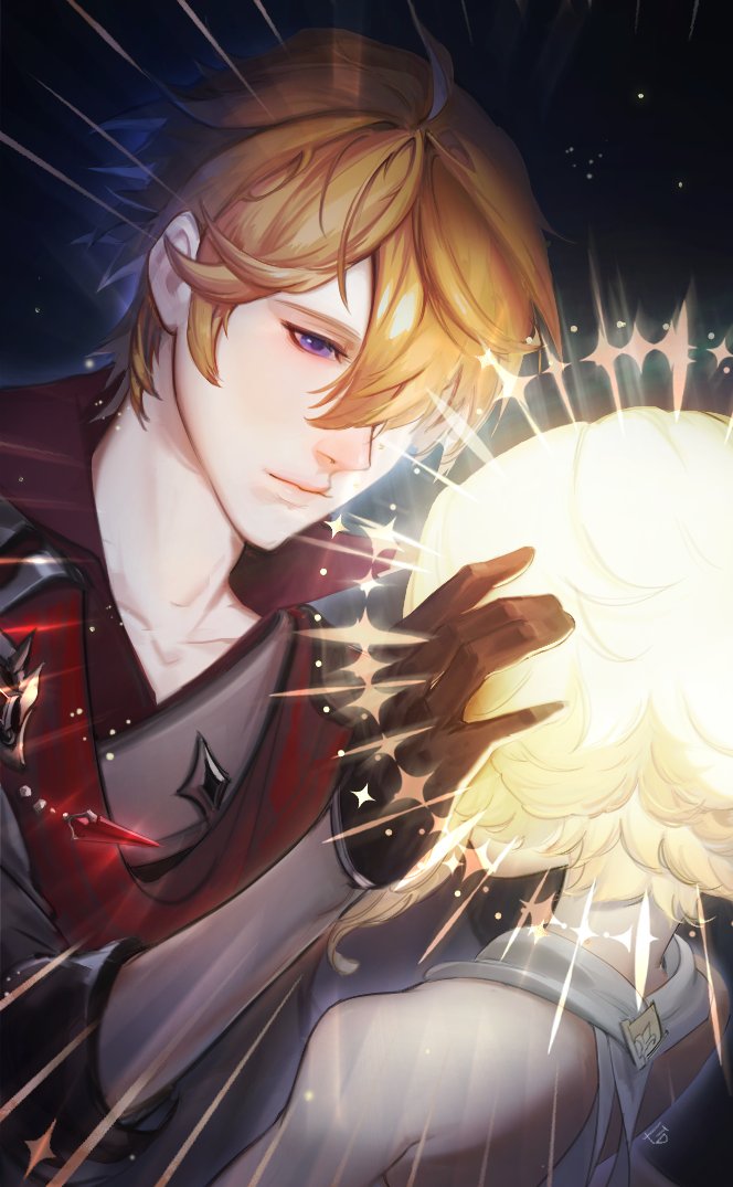 MissTriD1's tweet photo. ✦His Star✦

The traveller brought light into his world by becoming his North Star, illuminated the Abyss lying in the depths of his soul. 
∙   ∙   ∙   ∙   ∙   ∙   ∙   ∙   ∙   ∙   ∙   ∙

#chilumi #childe #GenshinImpact #misstrid #タル蛍 https://t.co/x8ThedXEfm