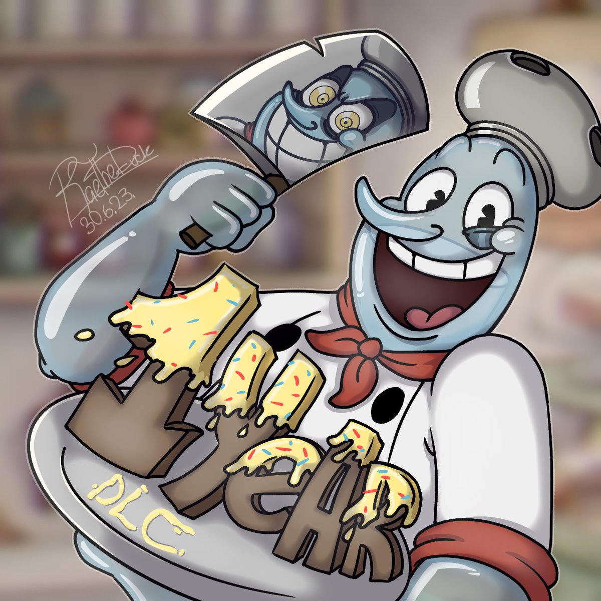 raetheduck22021's tweet photo. HAPPY DLC ANNIVERSARY!!🎂✨
#CupheadDLC #CupHead #cuphead #saltbaker #Anniversary #dlcanniversary https://t.co/5pakNYA0Os