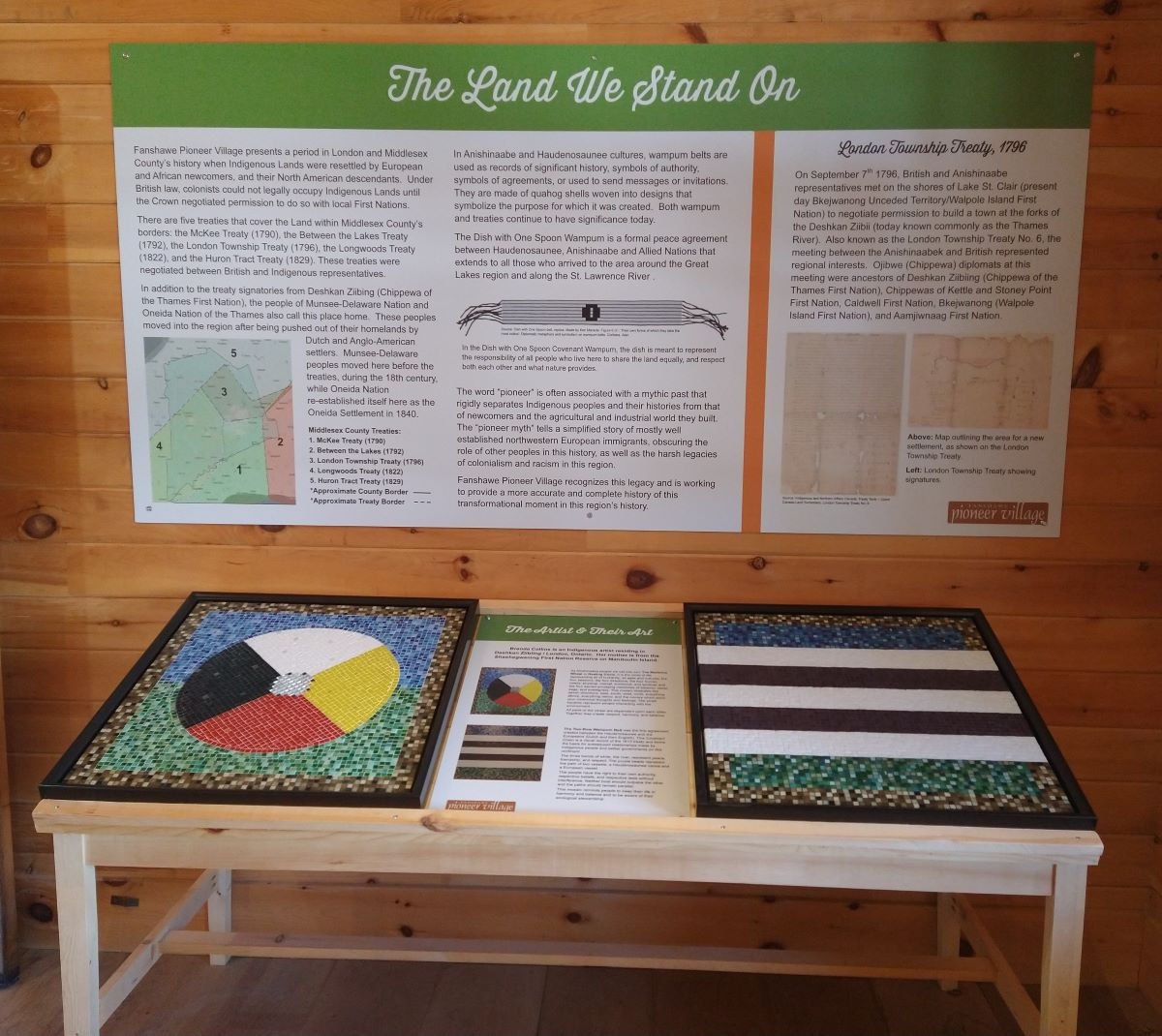 As we are nearing the end of Indigenous Heritage Month, remember that everyday is a day to learn and connect with Indigenous Heritage and Culture.

We are honoured that in our tollgate, Knowledge Keeper Brenda Collins' Mosaic pieces stand as a way to connect and inspire visitors.