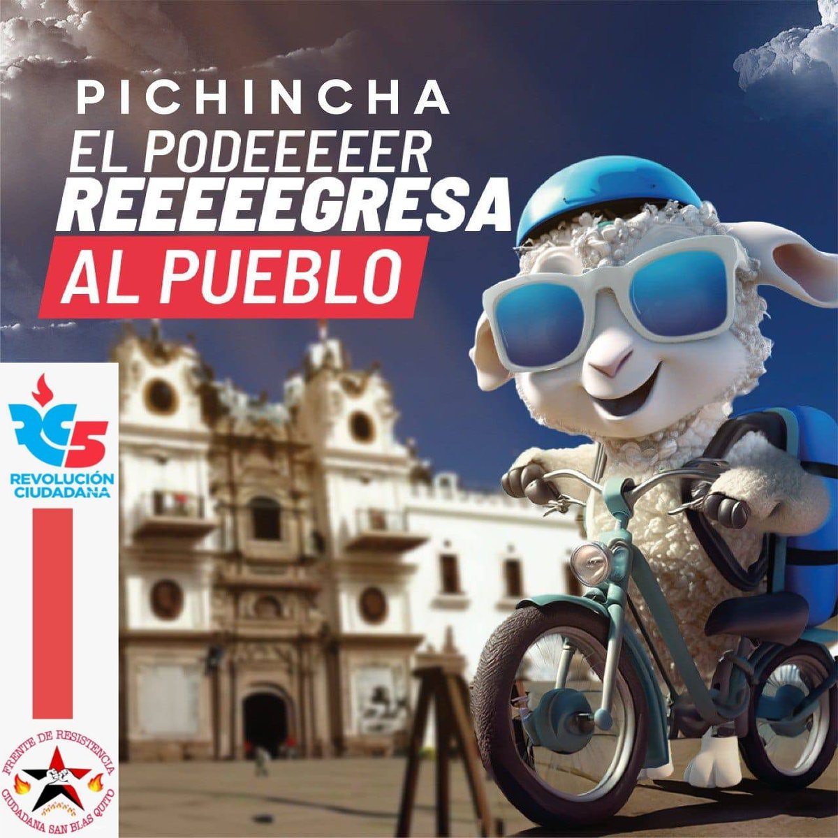 frcsanblasuio's tweet image. #ElPoderRegresaAlPueblo @LuisaGonzalezEc  #Presidenta