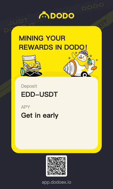 Come mine on DODO by depositing EDD-USDT. Let's get rewards together! app.dodoex.io/earn/mining?ne…