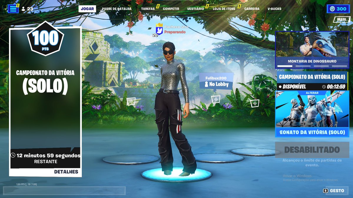 Eu avisei que ia voltar a jogar e ia ganhar