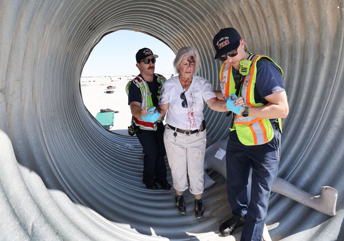 Photo of the day: How the Salt Lake airport gets ready for an emergency deseret.com/utah/2023/6/30…