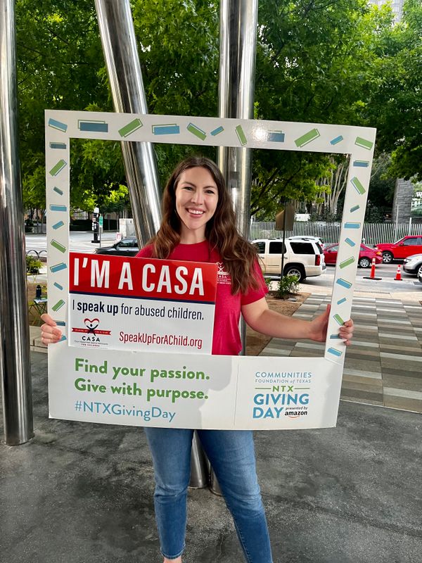 Donor Relations Manager, Victoria Bittmenn represented CASA of Tarrant County early this morning at @WFAADaybreak for #NTXGivingDay2023 Giving starts September 1 and ALL DAY September 21 #iamup #domore #speakupforachild @NTxGivingDay