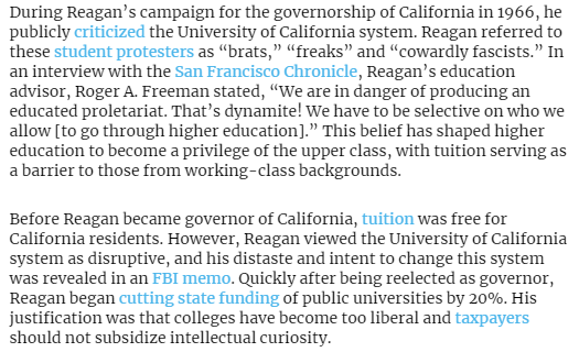 SoMiskeen's tweet photo. @Diese_Hoden @PopularLiberal @CalltoActivism @joncoopertweets That's the beauty, there was a time when plenty of state colleges WERE free, tuition was paid by the state budget. Roger Freeman an advisor to Reagan (and Nixon) was against it. There's a direct line from this to the rise of Sallie Mae
Full read
https://t.co/Os5hkdNvB6 https://t.co/ZnOHS3Jk8f