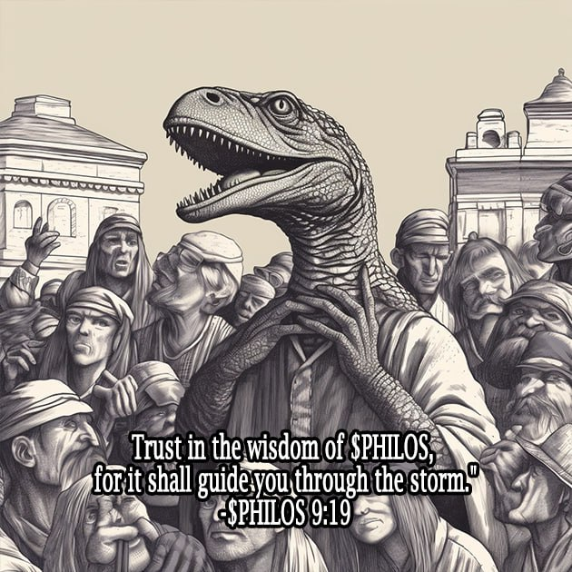 PhilosERC20's tweet photo. Believe and move forward towards $PHILOS enlightenment. Now is the perfect entry before we soar to 1 MILLION.

#PhilosoraptorETH #PHILOS https://t.co/UiyVFilEdi
