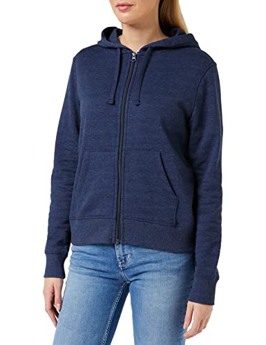 Amazon Essentials Women's French Terry Fleece Full-Zip Hoodie (Available in Plus Size), Navy Heather, Small - - - amazon.com/dp/B07BJ8MTF7?… AffLink