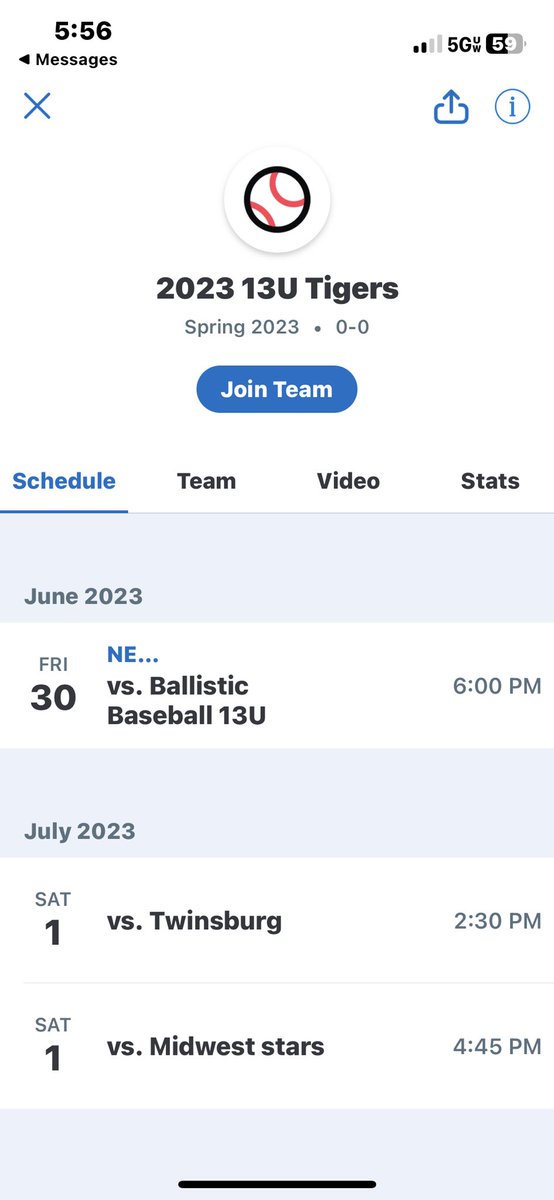 Roger1stCFalls's tweet photo. Weekend Tournament
in Twinsburg
13u CF Tigers
#Bulldog55 https://t.co/9FlIpU4eIt