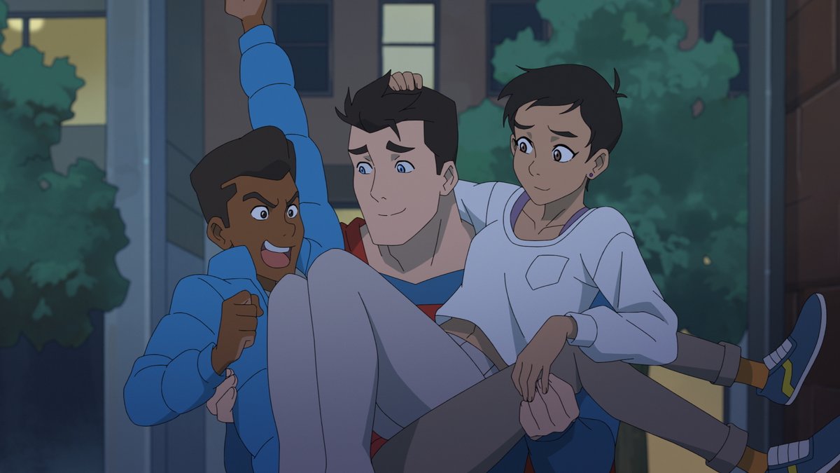 worldsfinest's tweet photo. Check out a selection of stills from the upcoming "My Adventures With Superman" animated series! The two-episode debut for this super new show airs July 6, 2023 at midnight on Adult Swim, and then streams next day on Max! #MyAdventuresWithSuperman #Superman #AdultSwim #DConMax https://t.co/Y7RWUExwLl