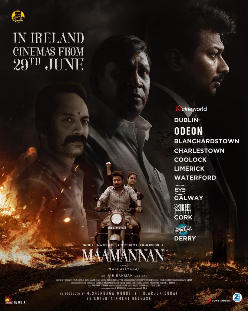 bthangasamy's tweet photo. #Maamannan screening in Ireland cinemas from 29th June https://t.co/9CCjTAVLoM