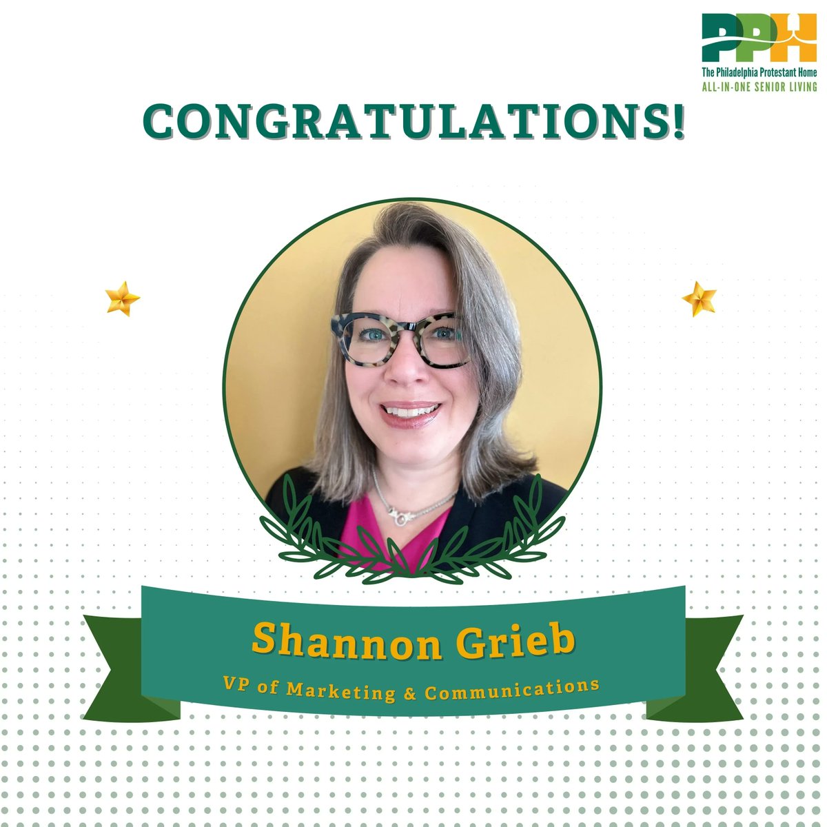 pphfamily's tweet photo. PPH's latest @LeadingAgePA Fellows in Leadership graduate is Shannon Grieb, VP of Marketing & Communications. Congratulations on your graduation, Shannon!
Read her story here: https://t.co/oHgjskIuDO
#Congratulations #LeadingAgePA #LeadingAge #FellowsinLeadership https://t.co/lTPaK6acGY