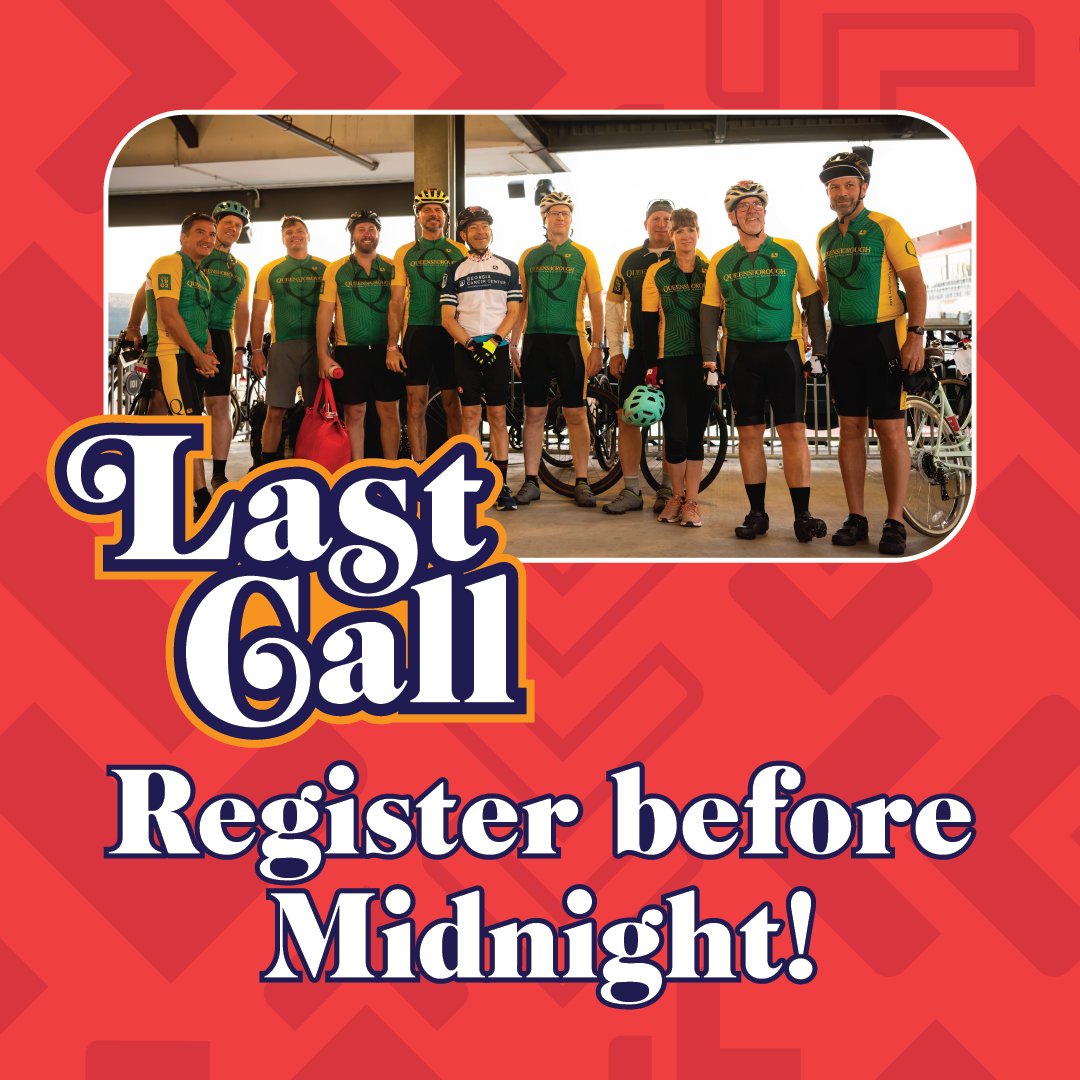 LAST CALL! Registering before midnight is an easy way for the team to receive an extra $50 and give you extra time to fundraise. Don't forget that 100% of every dollar raised will support innovative cancer research! #jointhepaceline #paceday2023