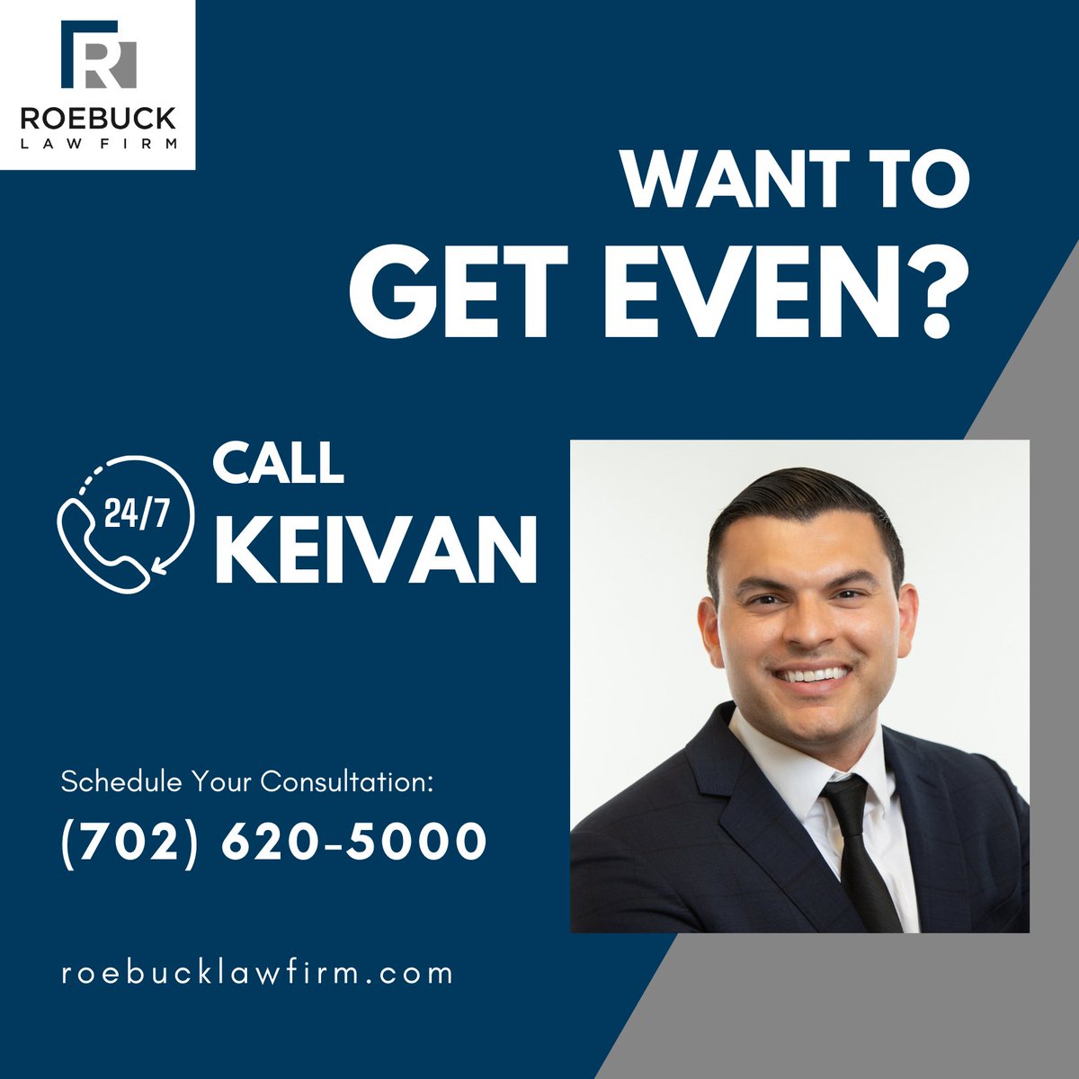 If you are unsure about whether you have a legal issue, please contact us today for a FREE consultation at (702) 620-5000.
.
#roebucklawfirm #personalinjuryattorney #personalinjurylawyer #personalinjurylaw #caraccident #attorneyatlaw #geteven #slipandfall