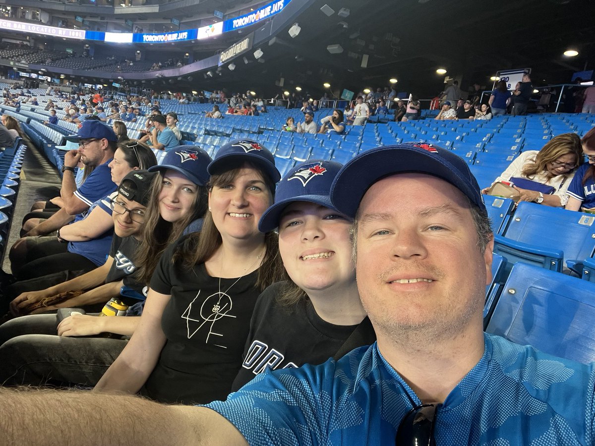 HallCPA's tweet image. Trying to get on the big screen at the game!!  Go Blue Jays @BlueJays 
#NextLevel