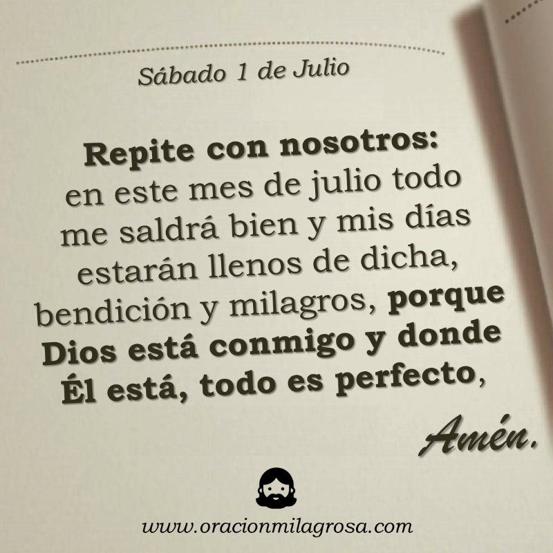 oracion_milagro's tweet photo. Oración para el sábado 1 de julio de 2023: https://t.co/hYwkYX90yX